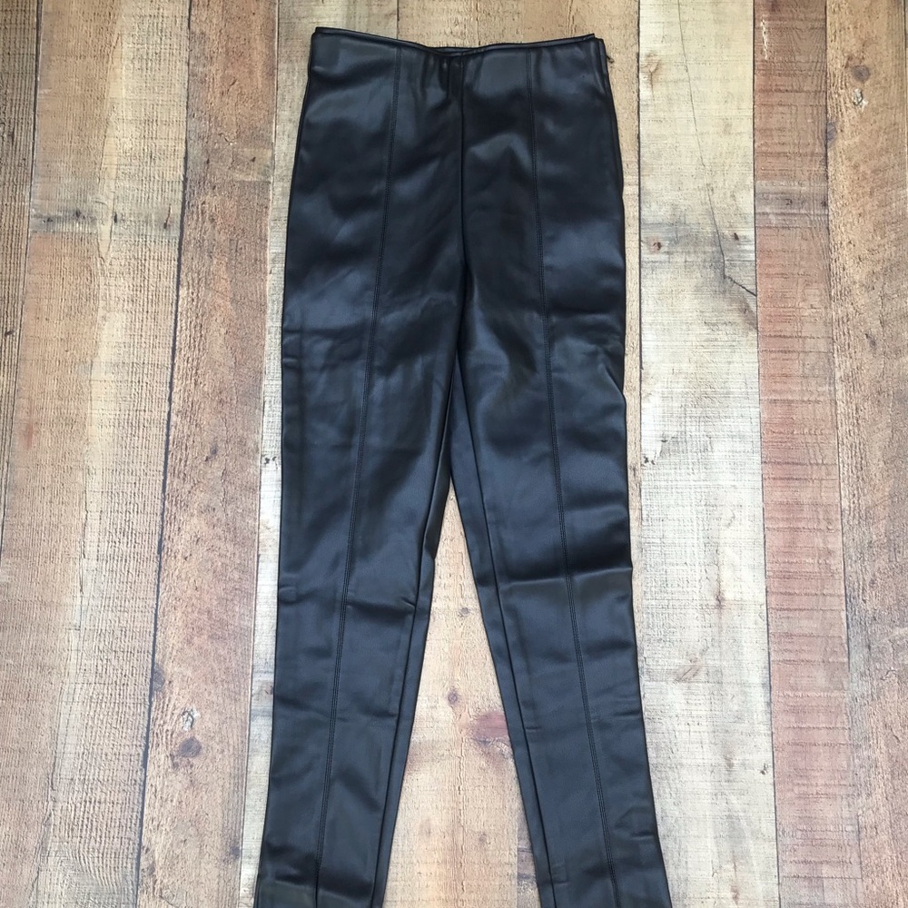V Ery J leather like pants.